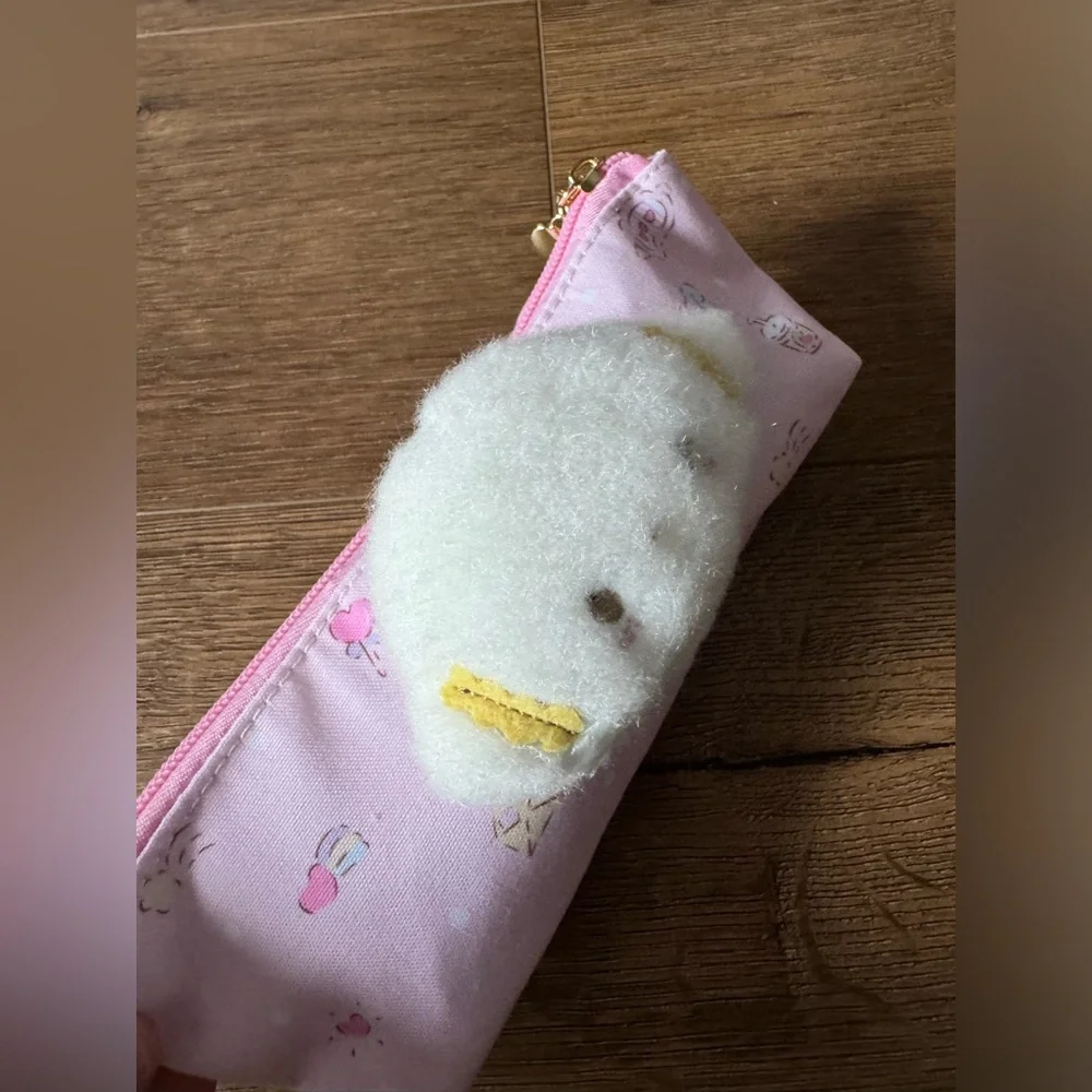SANRIO-NWOT COGIMYUN Pink 3D Plush Pencil Case